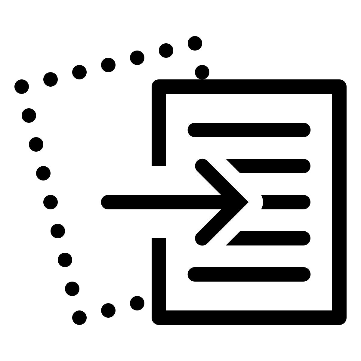 ios 17 outlined style 自动校正图像 icon