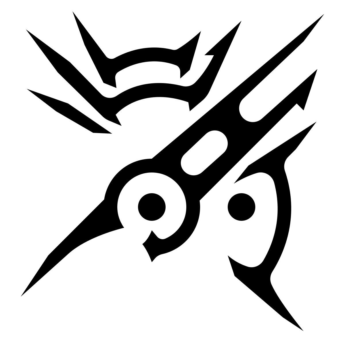 ios 17 outlined style entehrte runenmarkierung icon