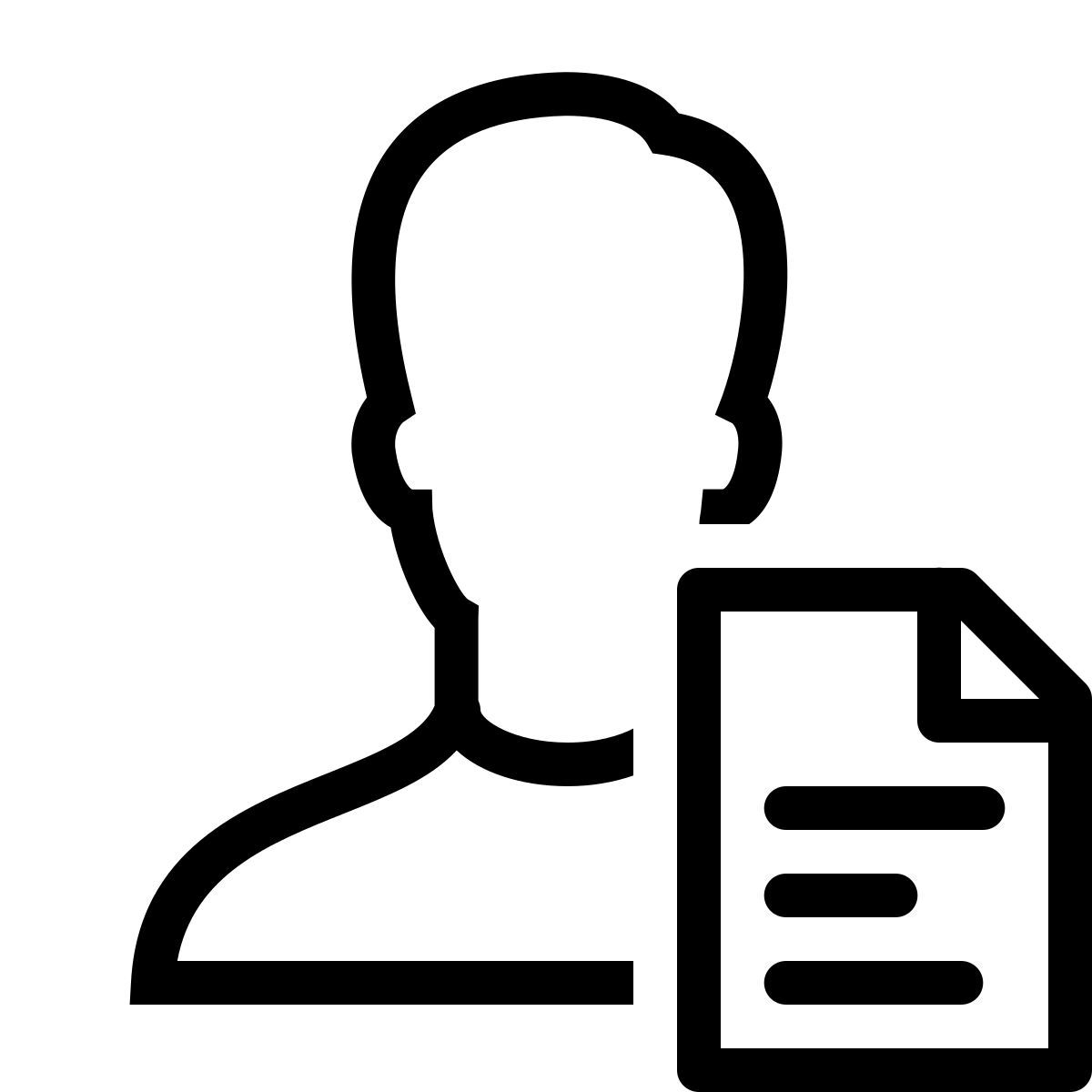 ios 17 outlined style registro icon