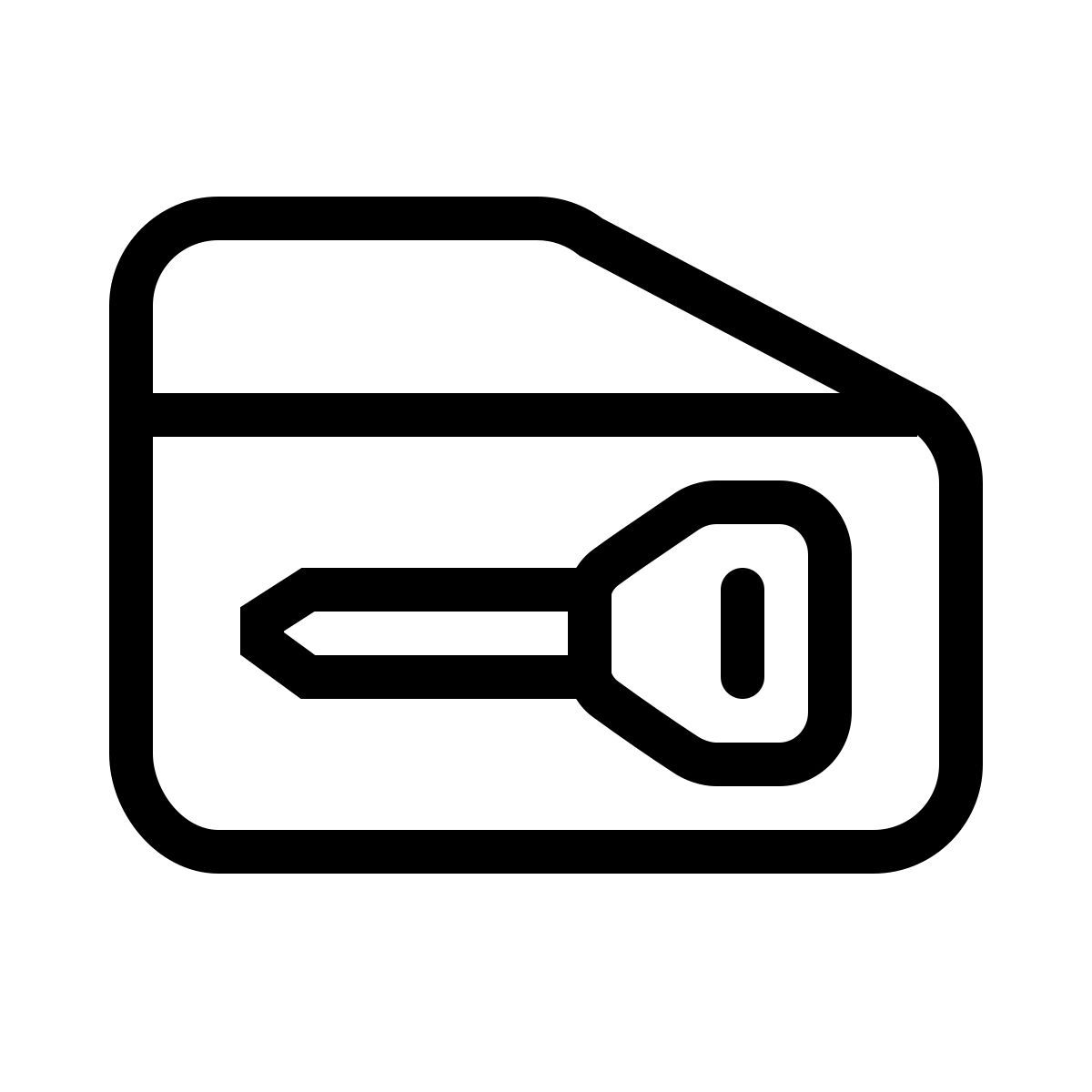 ios 17 outlined style cerradura de la puerta icon