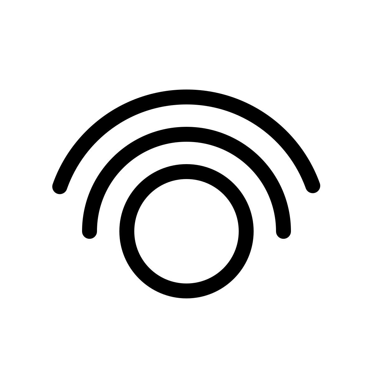 ios 17 outlined style taper deux fois icon