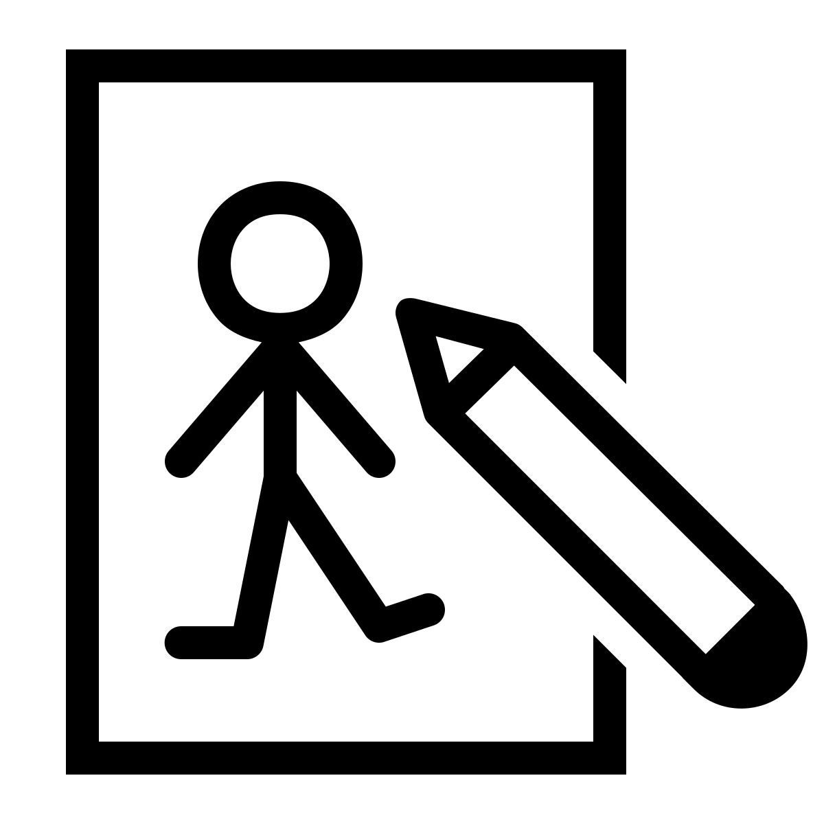 ios 17 outlined style processo di disegno icon