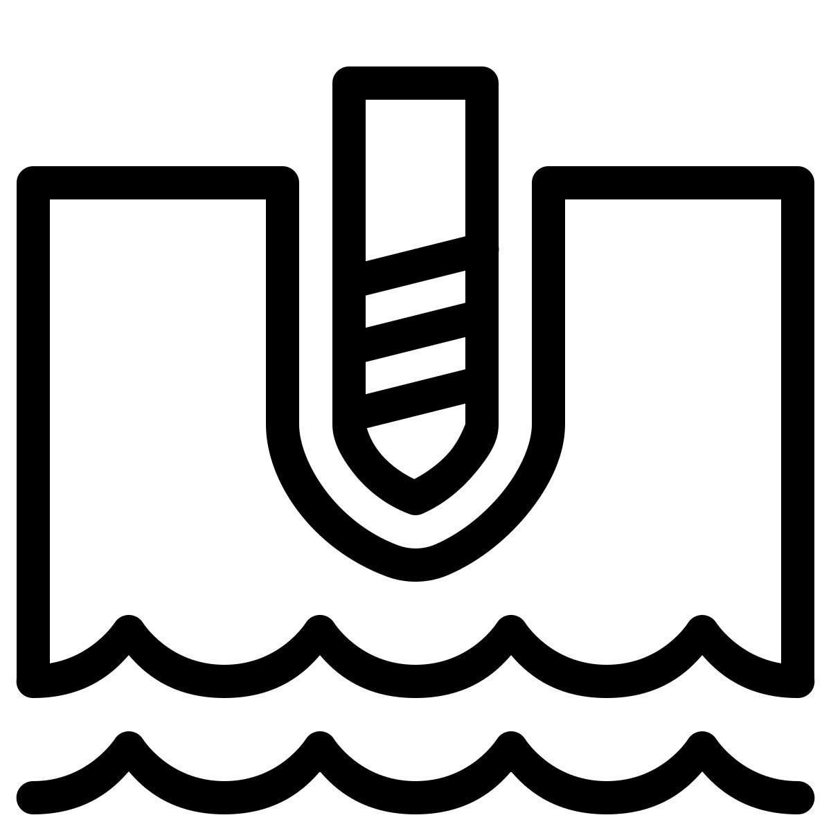 ios 17 outlined style 钻头 icon