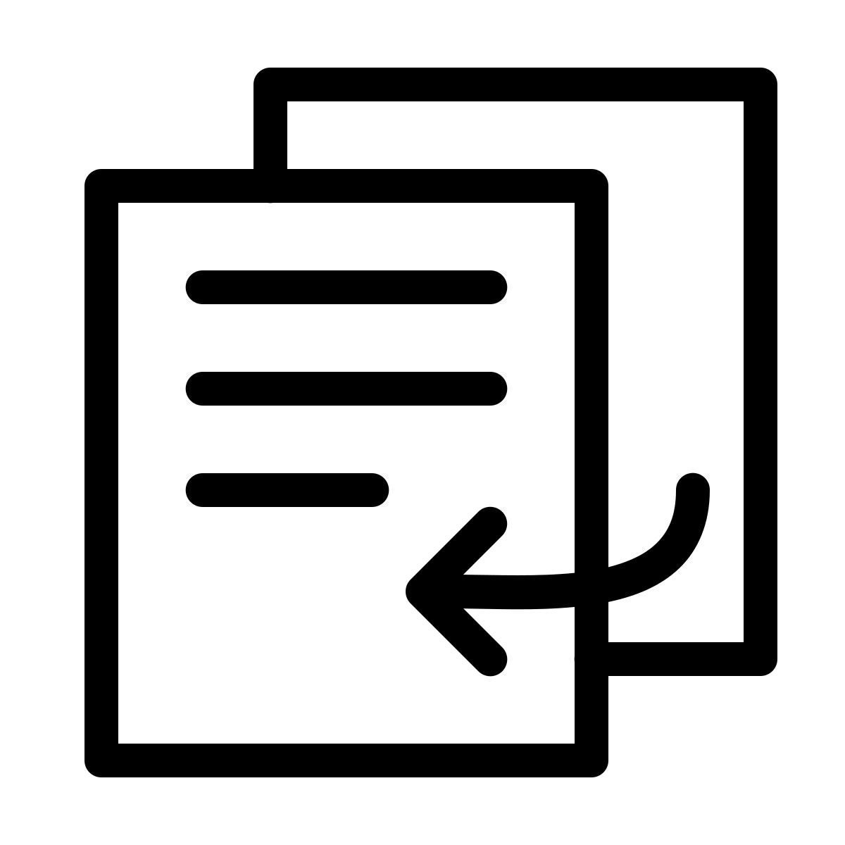 ios 17 outlined style duplicação icon