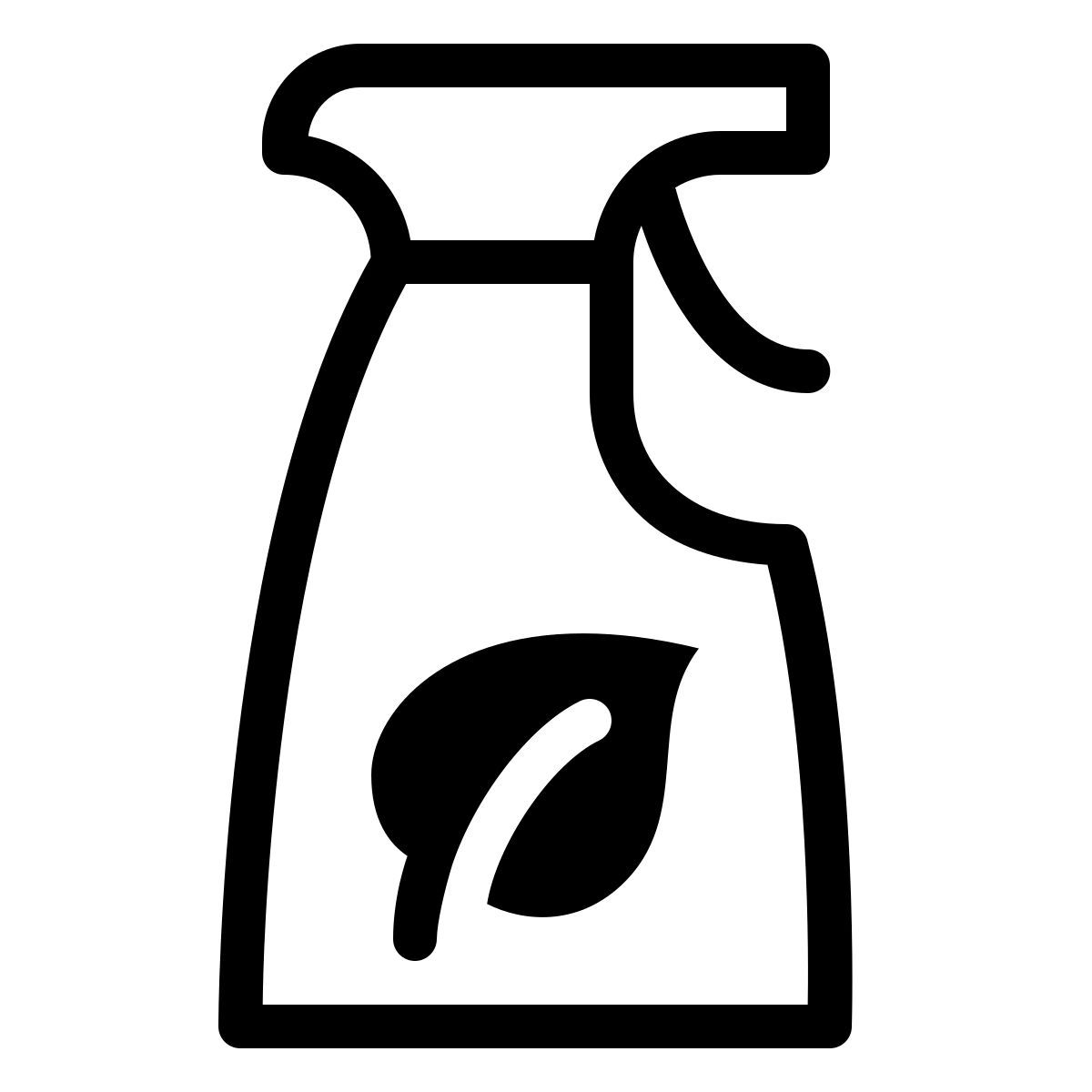 ios 17 outlined style 에코 청소 icon