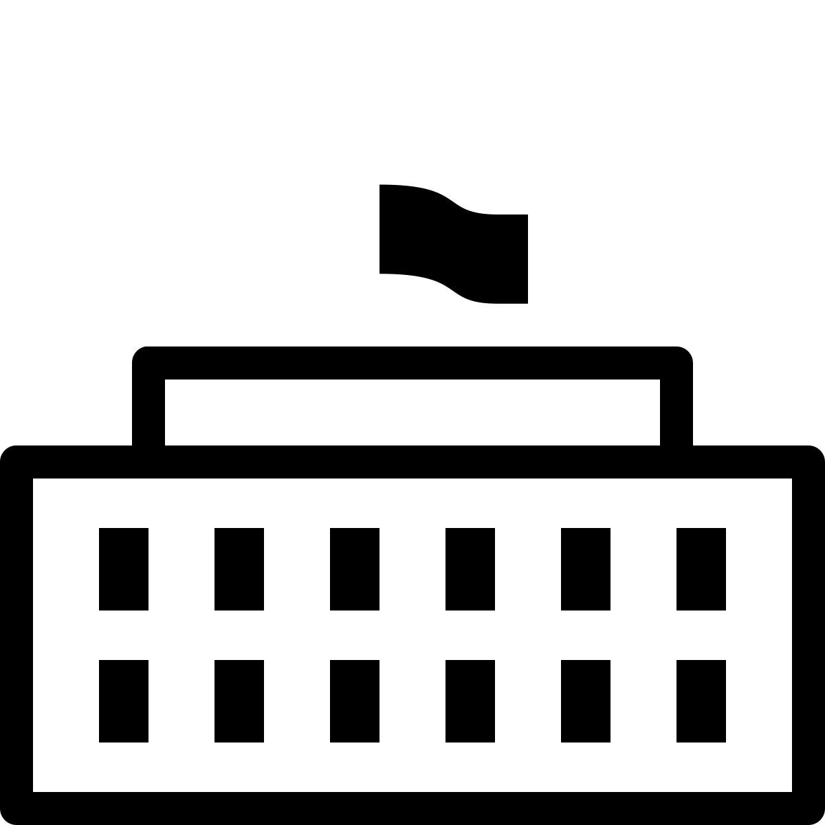 ios 17 outlined style ambassade icon