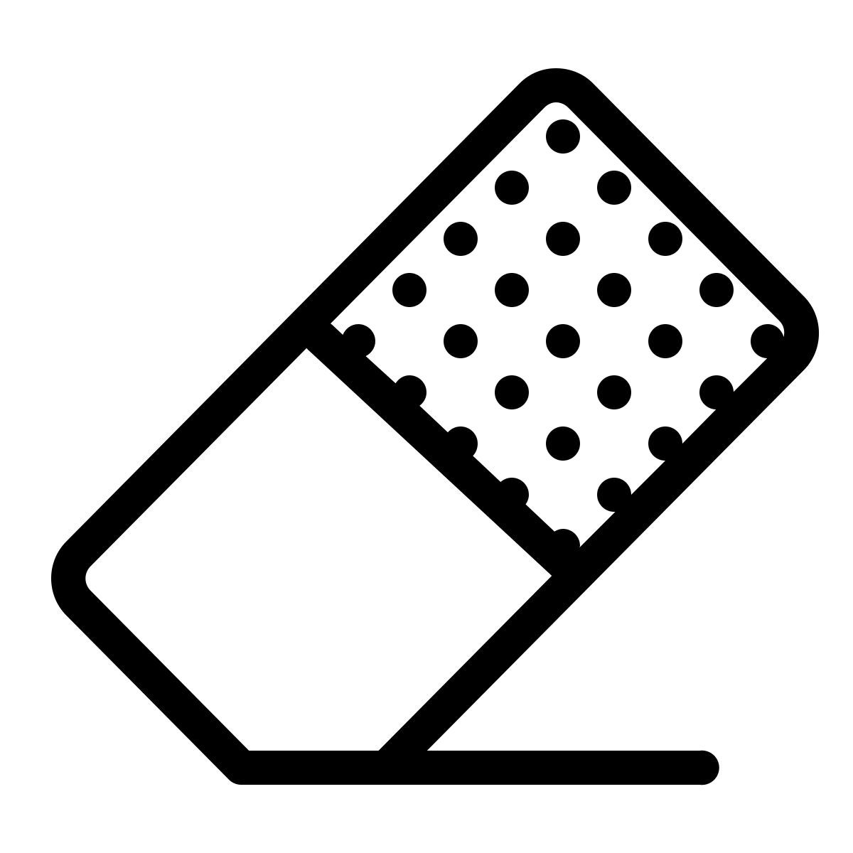 ios 17 outlined style 橡皮 icon