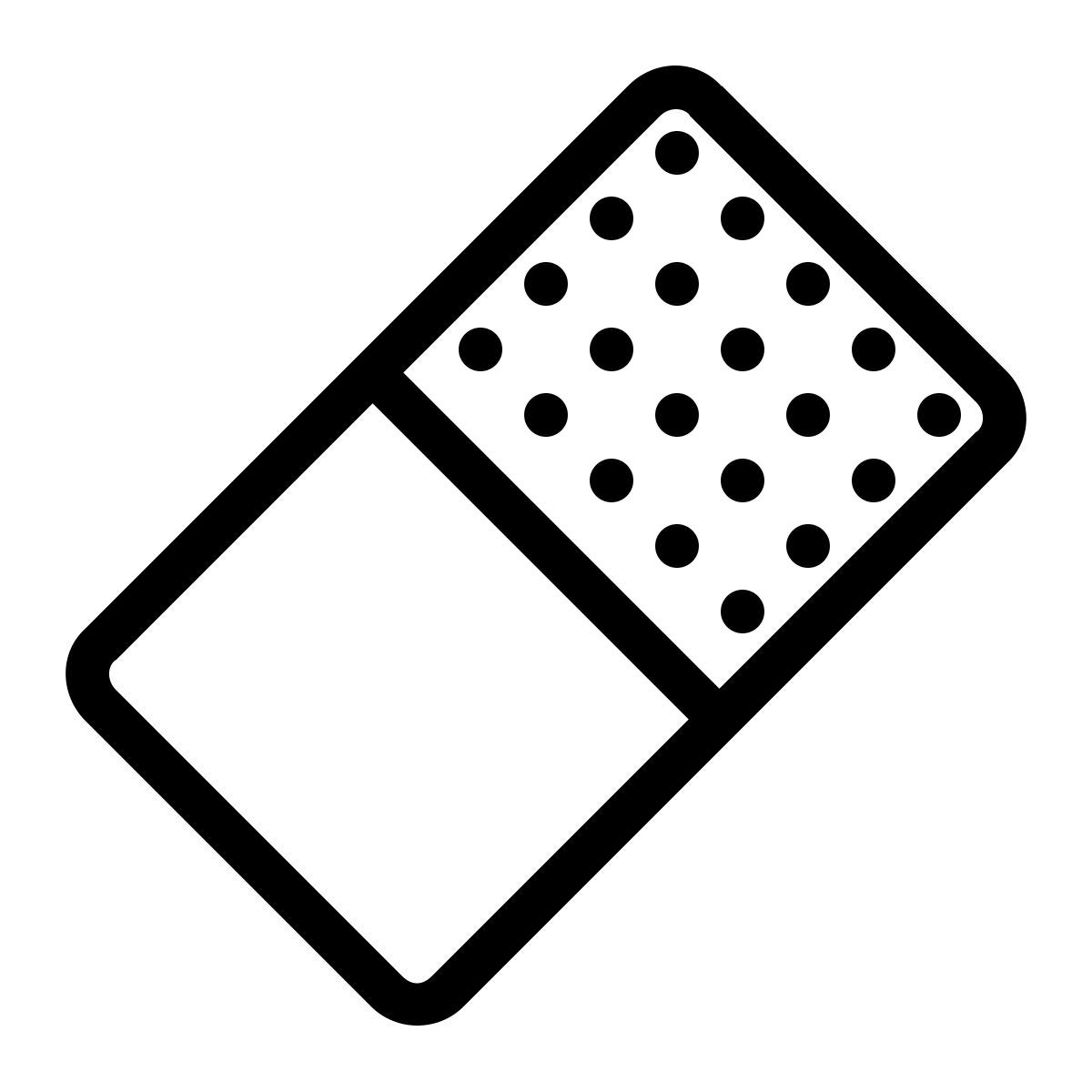 ios 17 outlined style goma de borrar icon