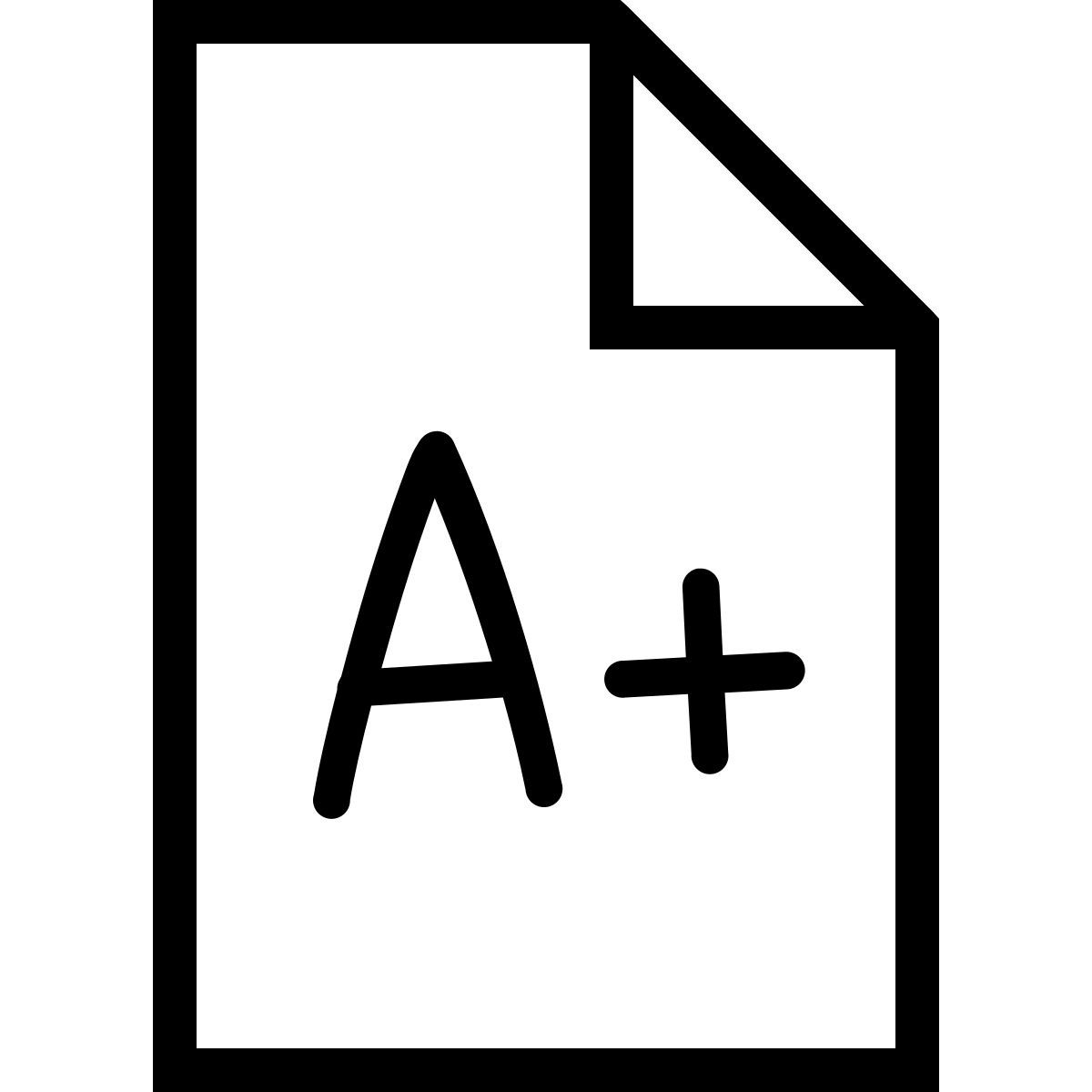 ios 17 outlined style exam icon