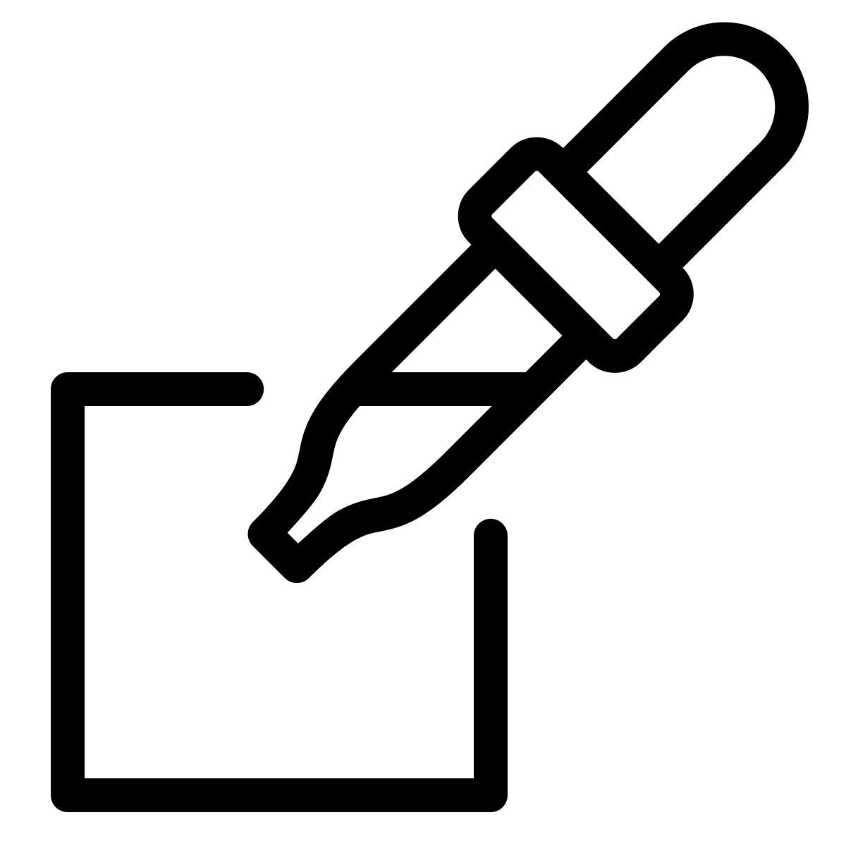 ios 17 outlined style 例 icon