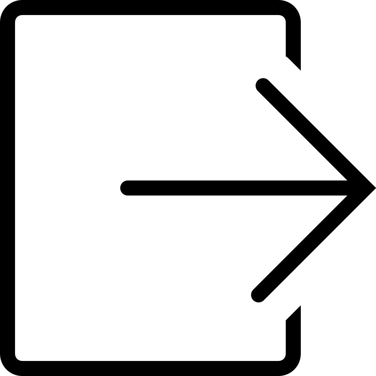 ios 17 outlined style logout icon