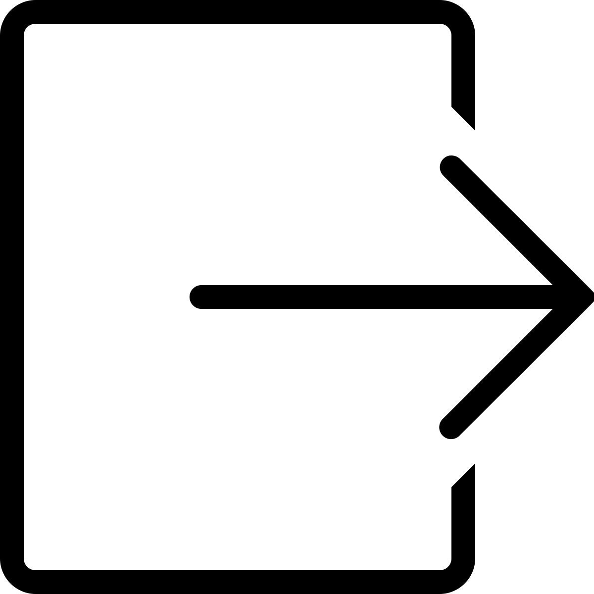 ios 17 outlined style logout icon