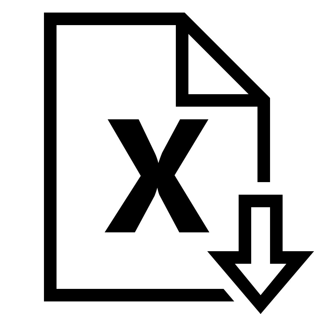 ios 17 outlined style exportar excel icon