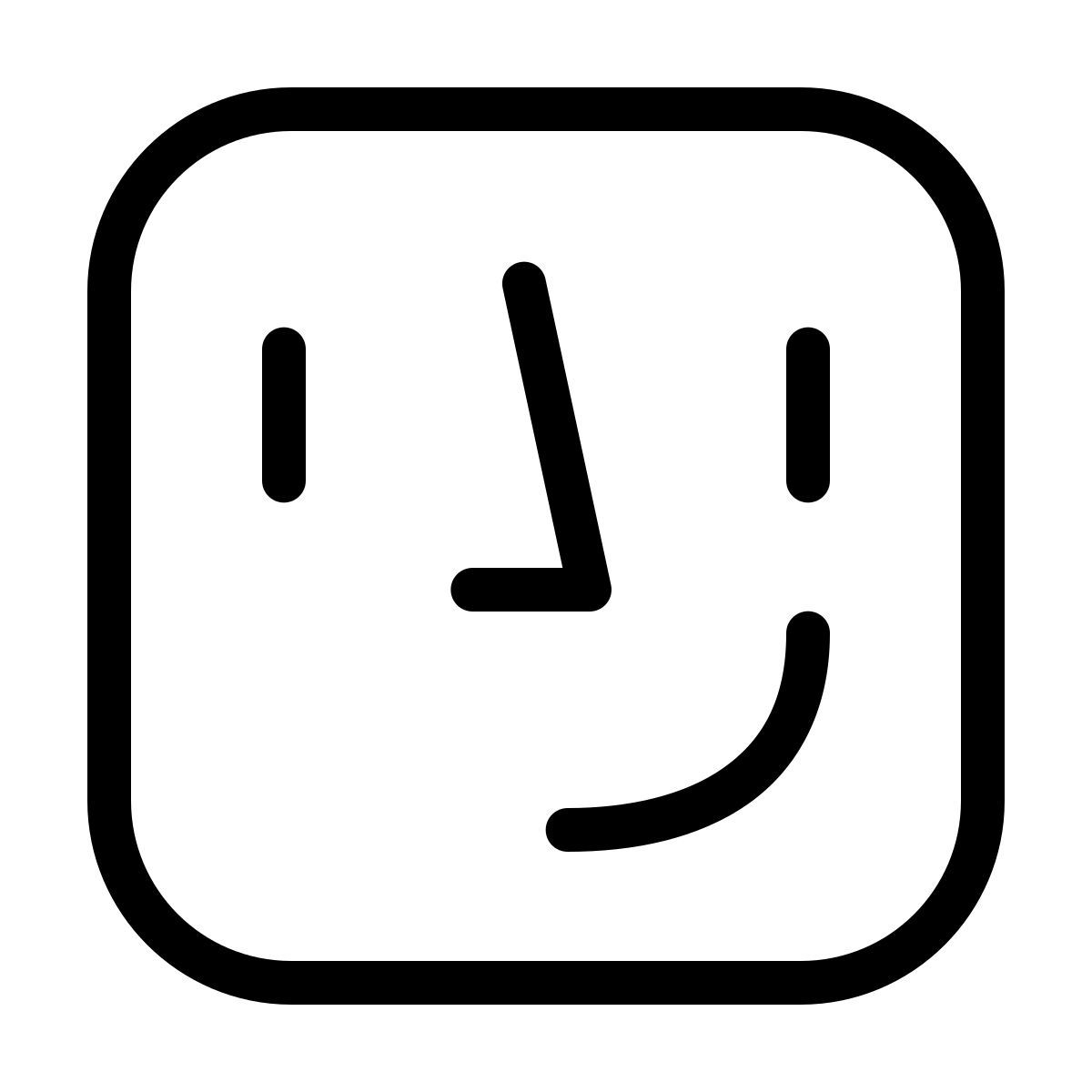 ios 17 outlined style face generator icon