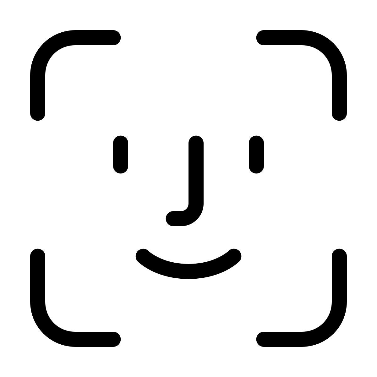 ios 17 outlined style id de la cara icon