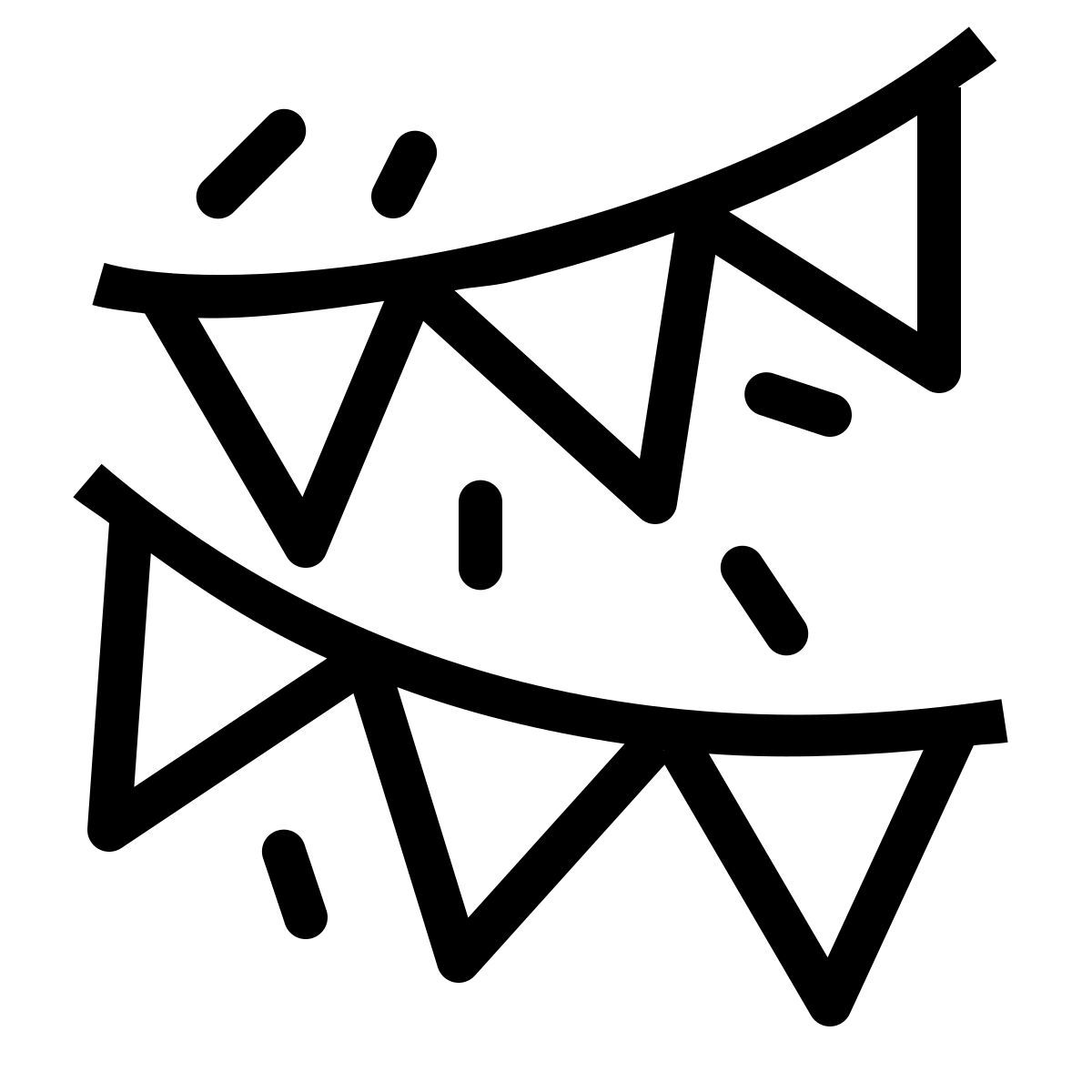 ios 17 outlined style festival icon