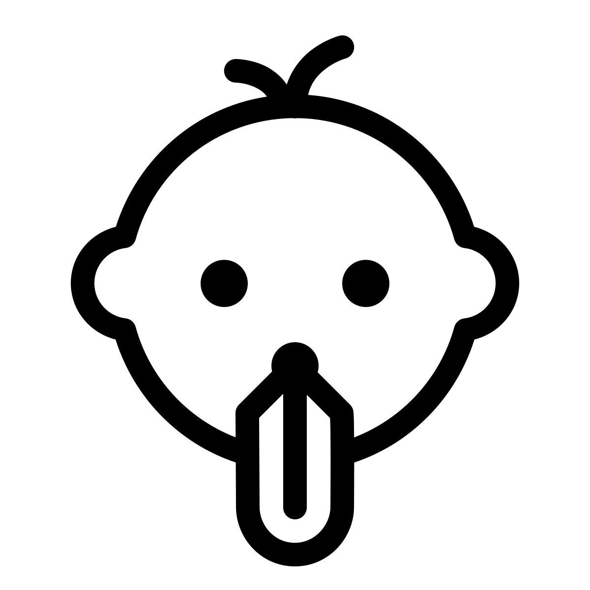 ios 17 outlined style fiebre icon