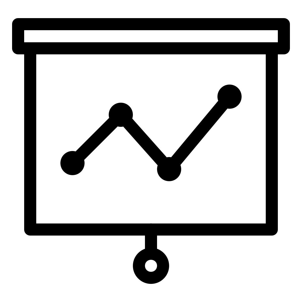 ios 17 outlined style presentación dinámica financiera icon