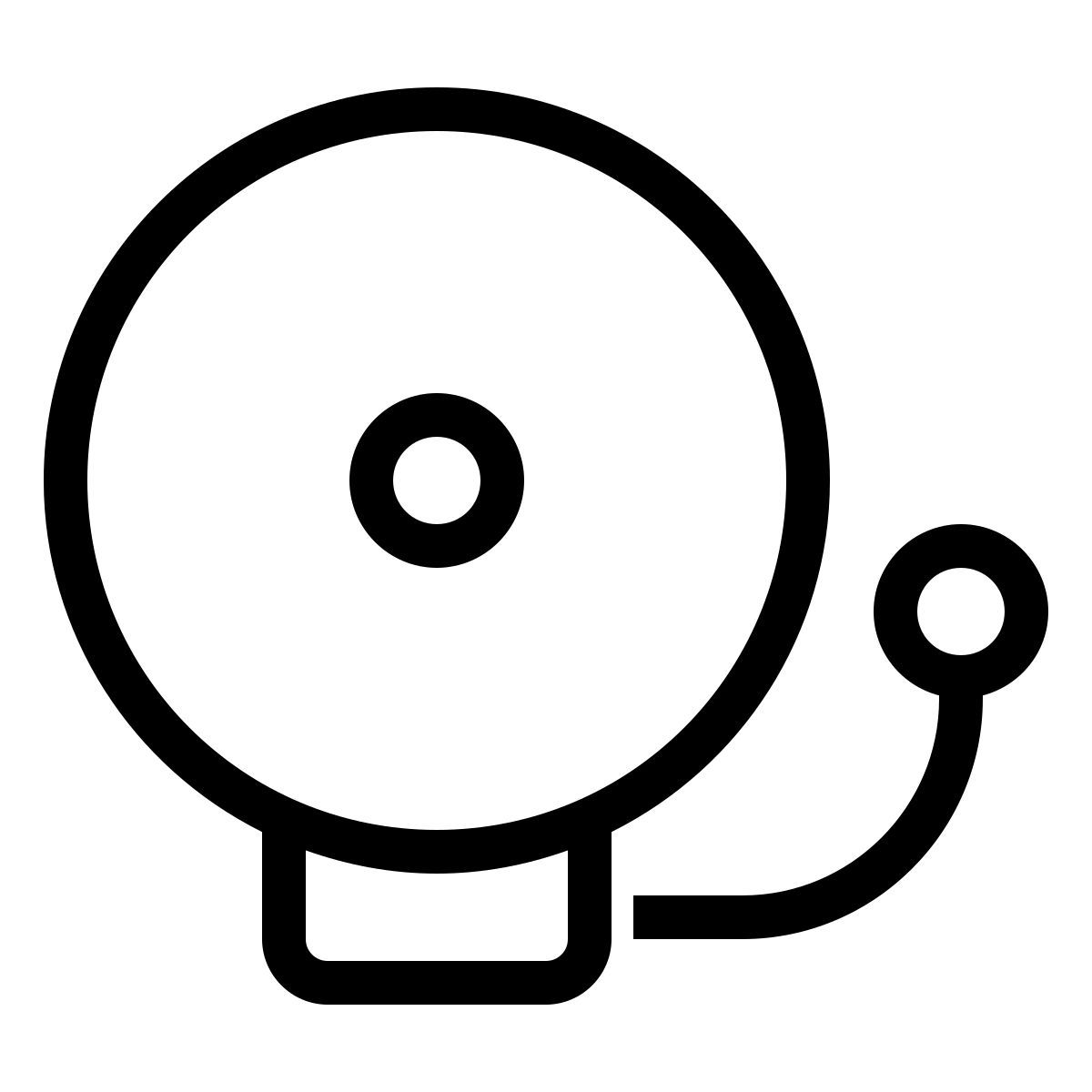 ios 17 outlined style 火警 icon