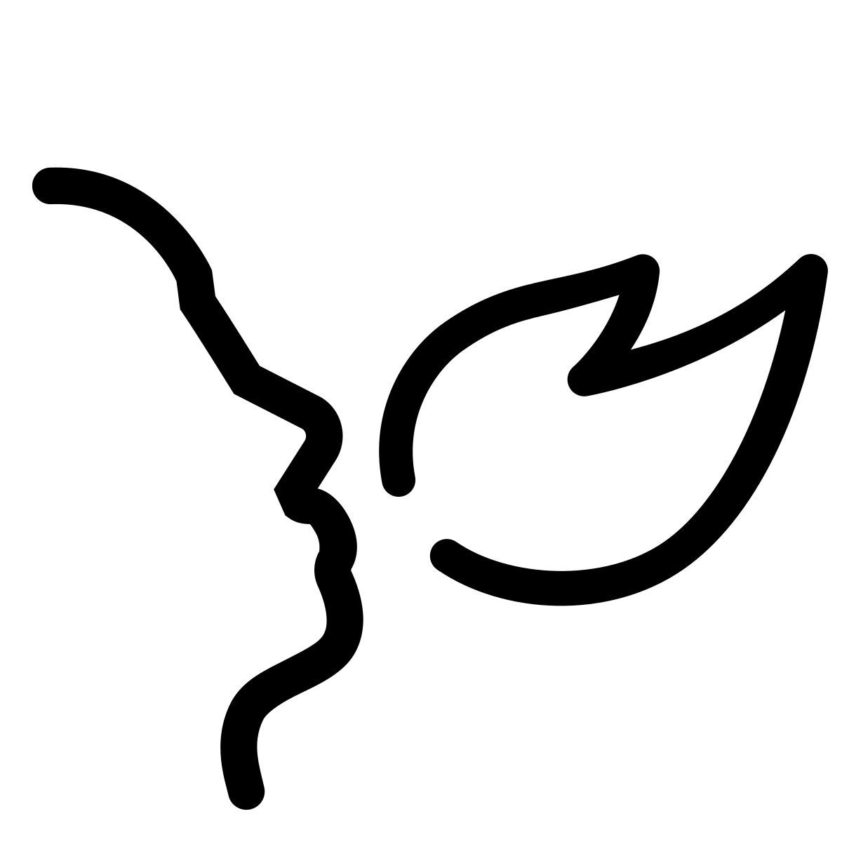 ios 17 outlined style respiradero del fuego icon