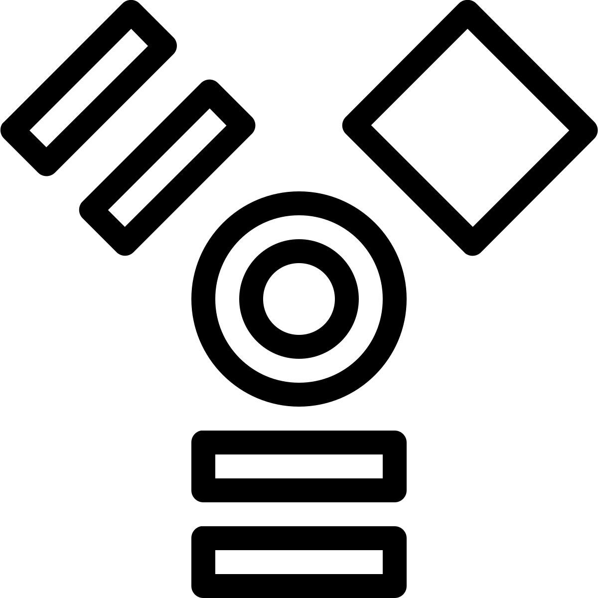 ios 17 outlined style 파이어 와이어 (firewire) icon