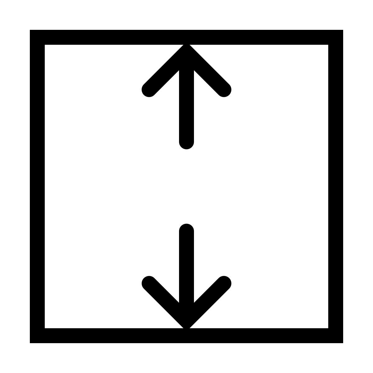 ios 17 outlined style fit vertical icon