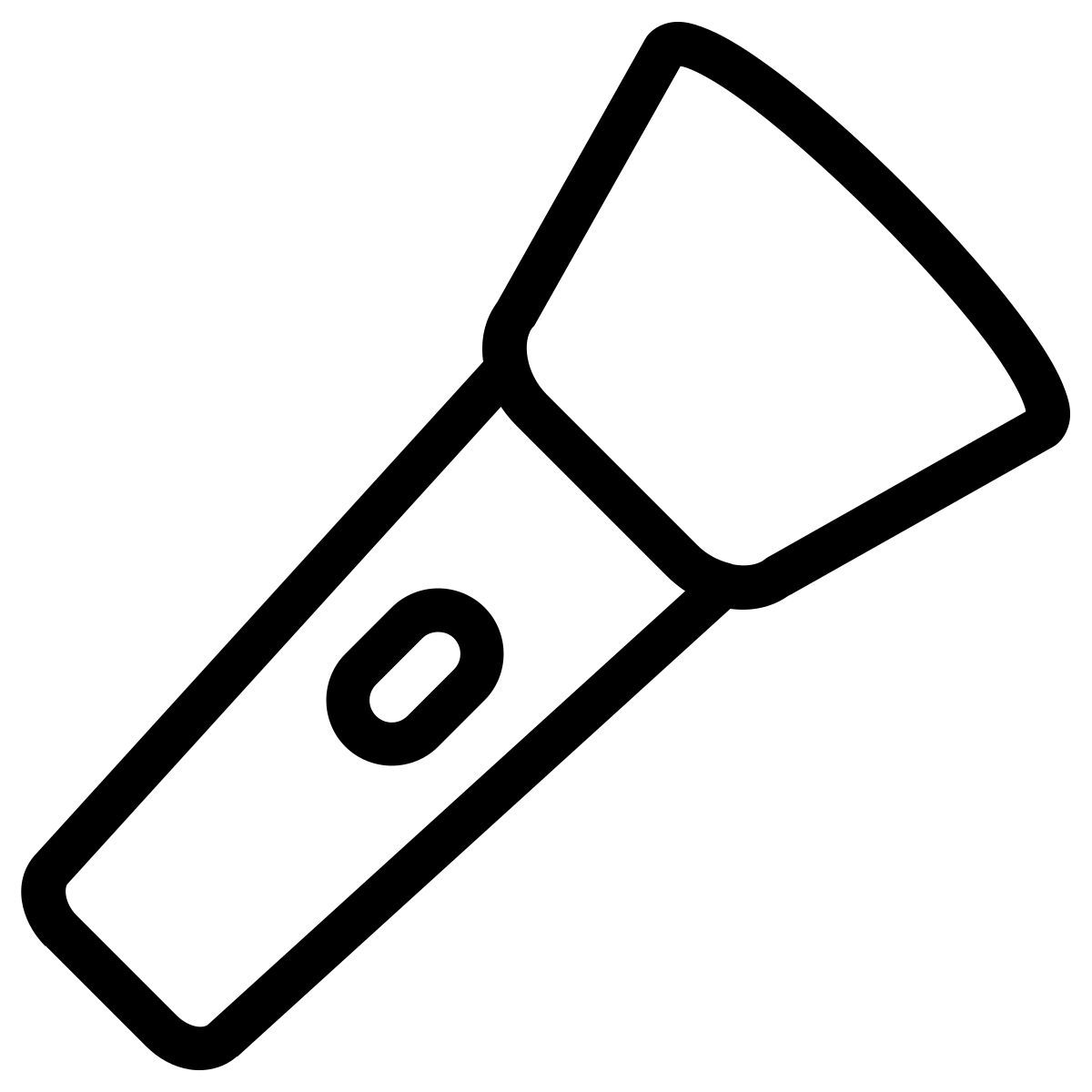 ios 17 outlined style 플래시 라이트 icon