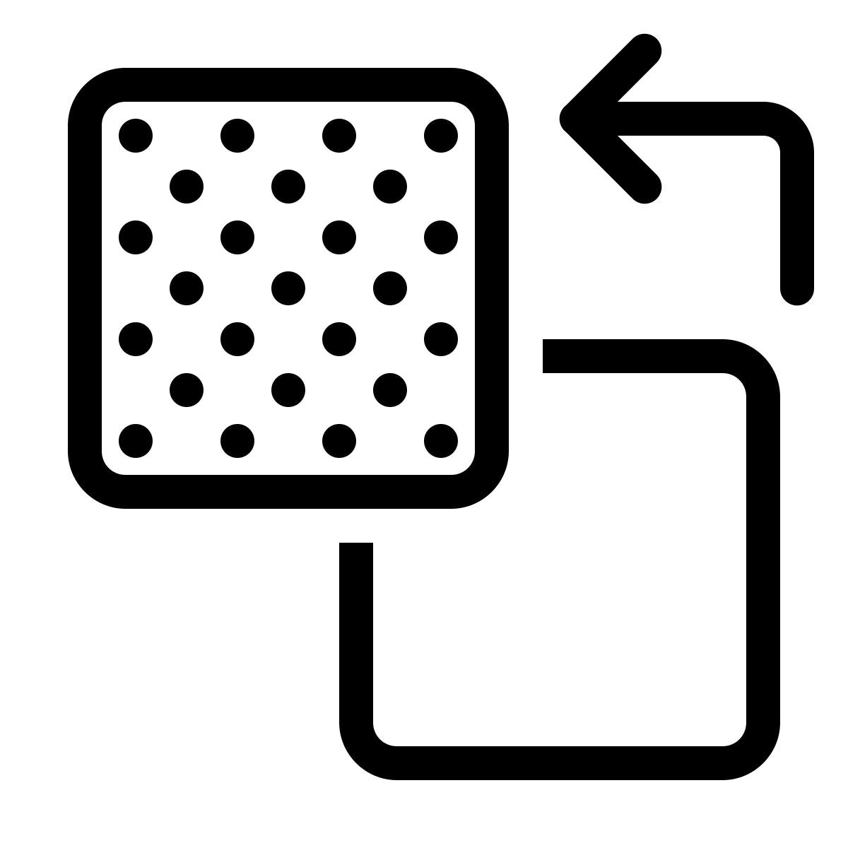 ios 17 outlined style front sorting icon