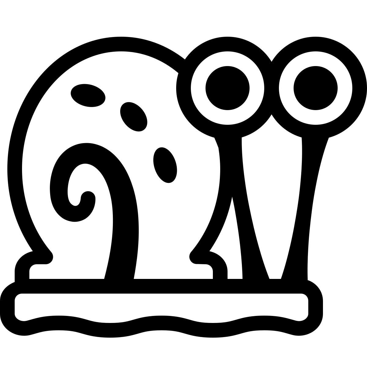 ios 17 outlined style gary la lumaca icon