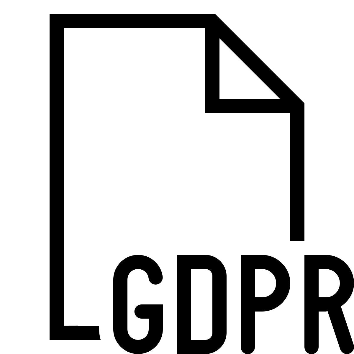 ios 17 outlined style gdpr document icon