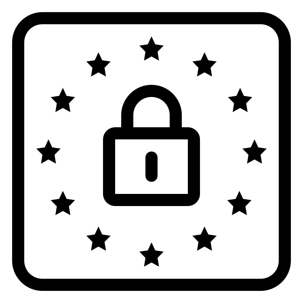 ios 17 outlined style gdpr icon