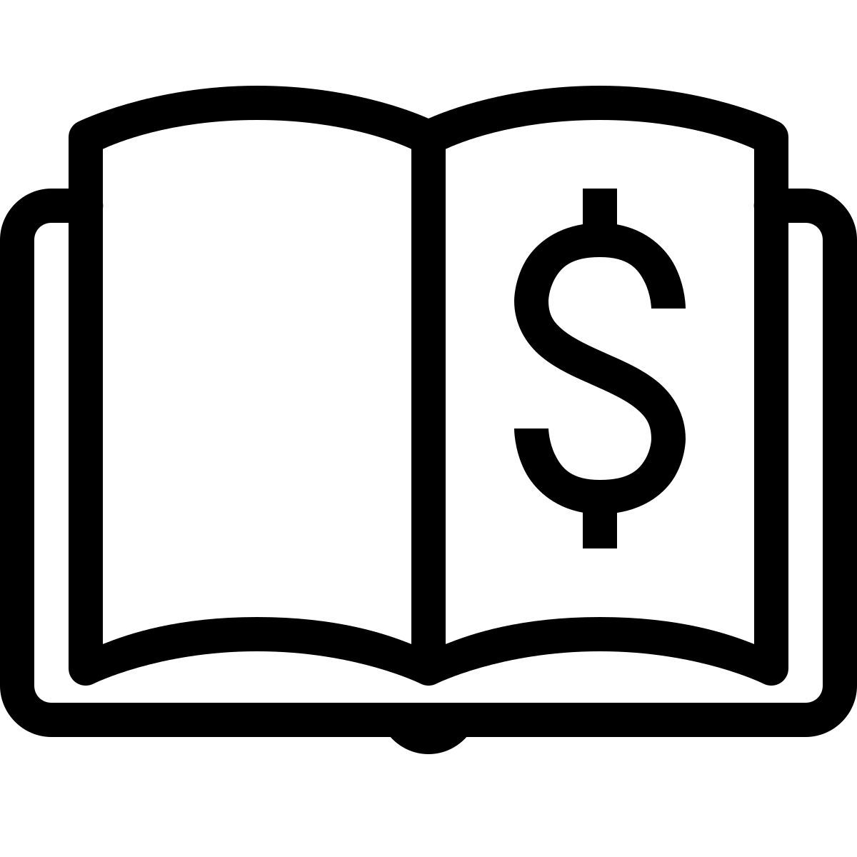 ios 17 outlined style libro mayor icon