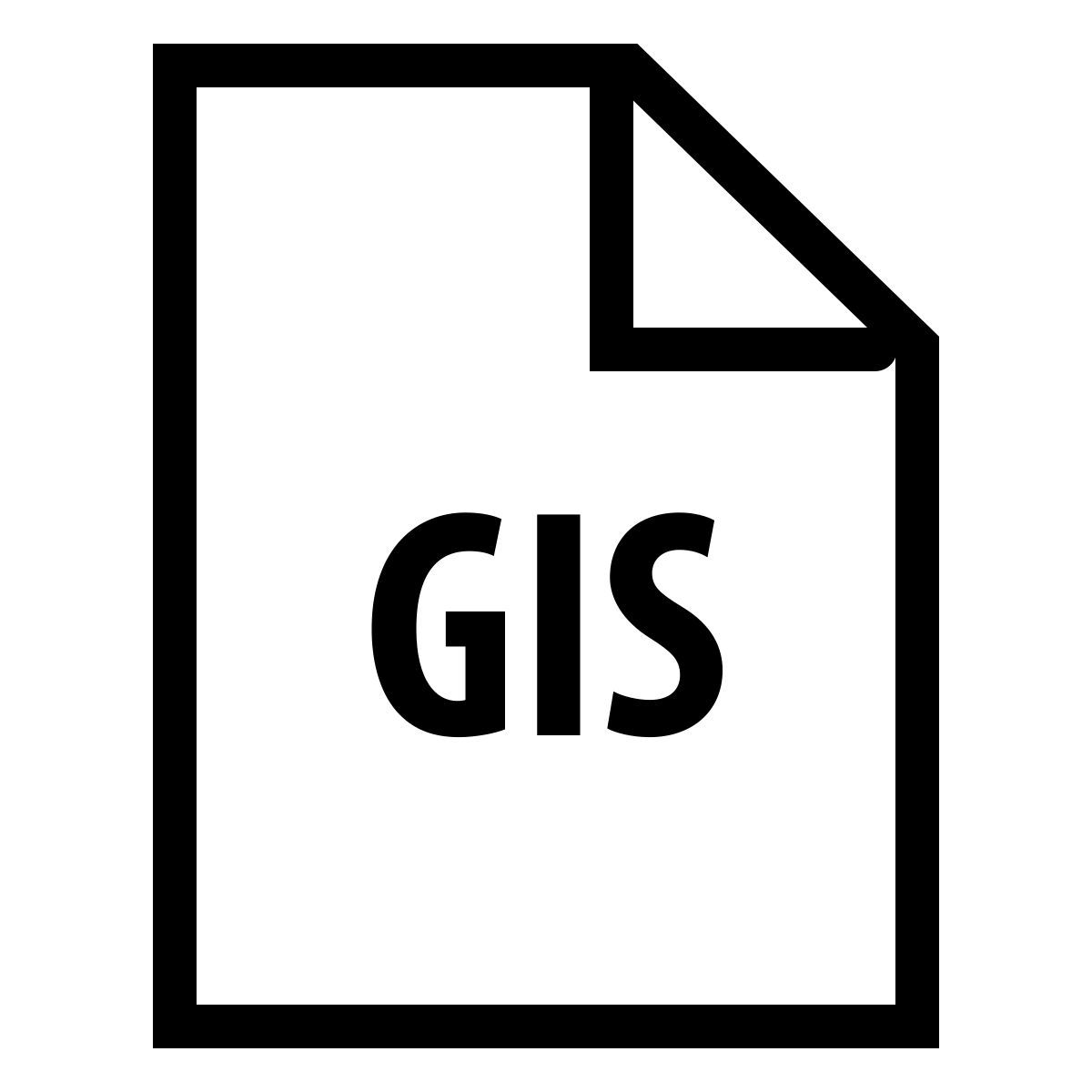 ios 17 outlined style gis icon