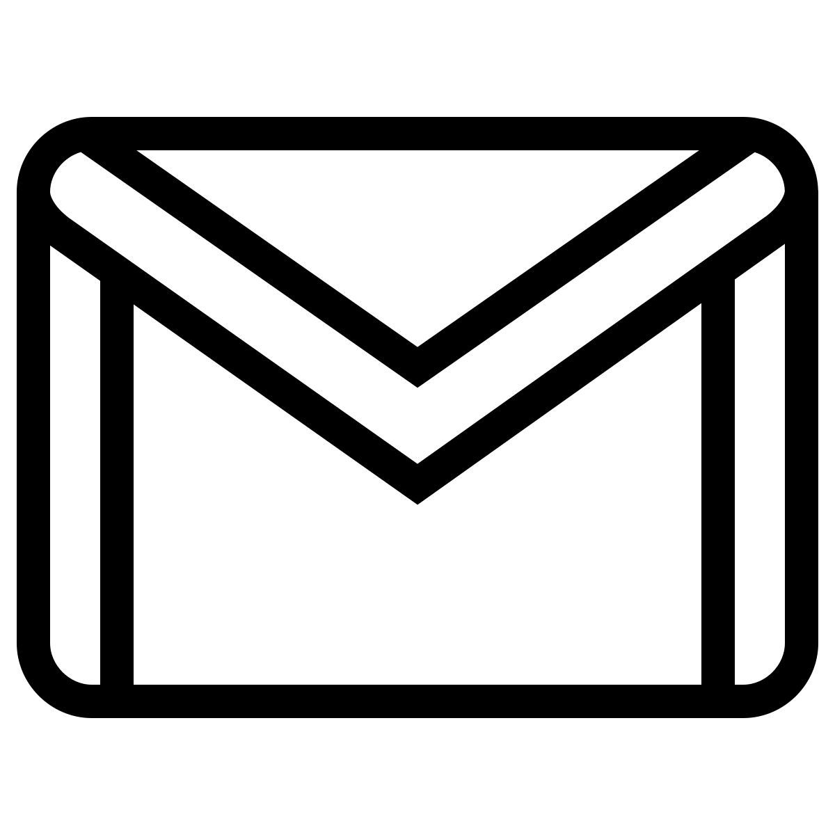 ios 17 outlined style gmail icon