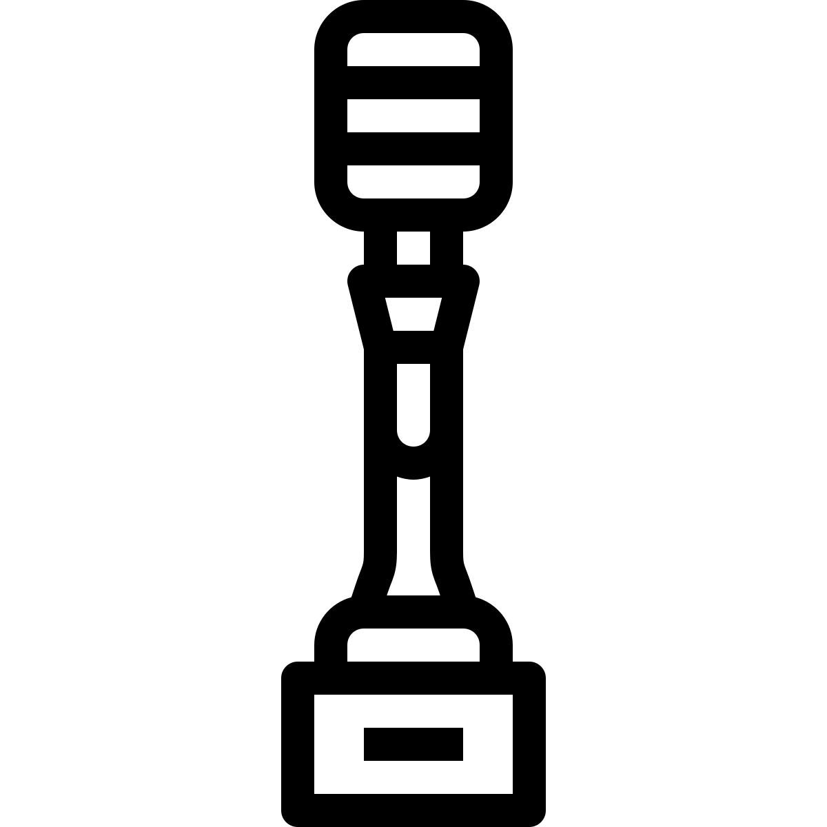 ios 17 outlined style goldenes mikrofon icon