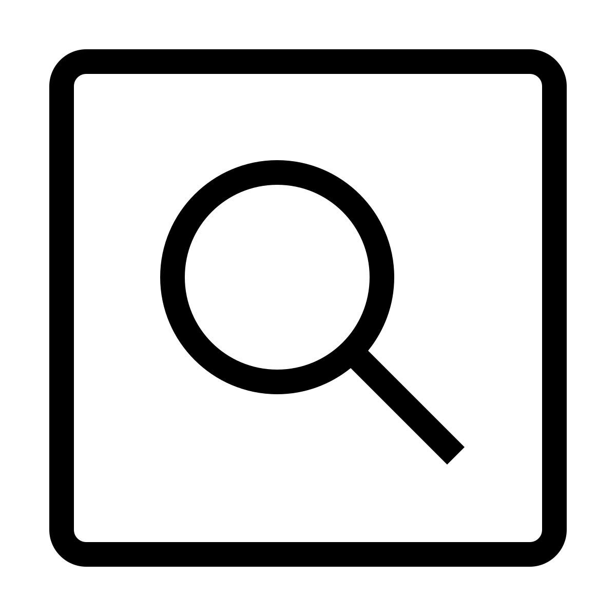 ios 17 outlined style google web search icon