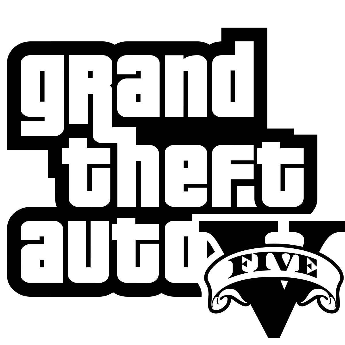 ios 17 outlined style grand theft auto v icon