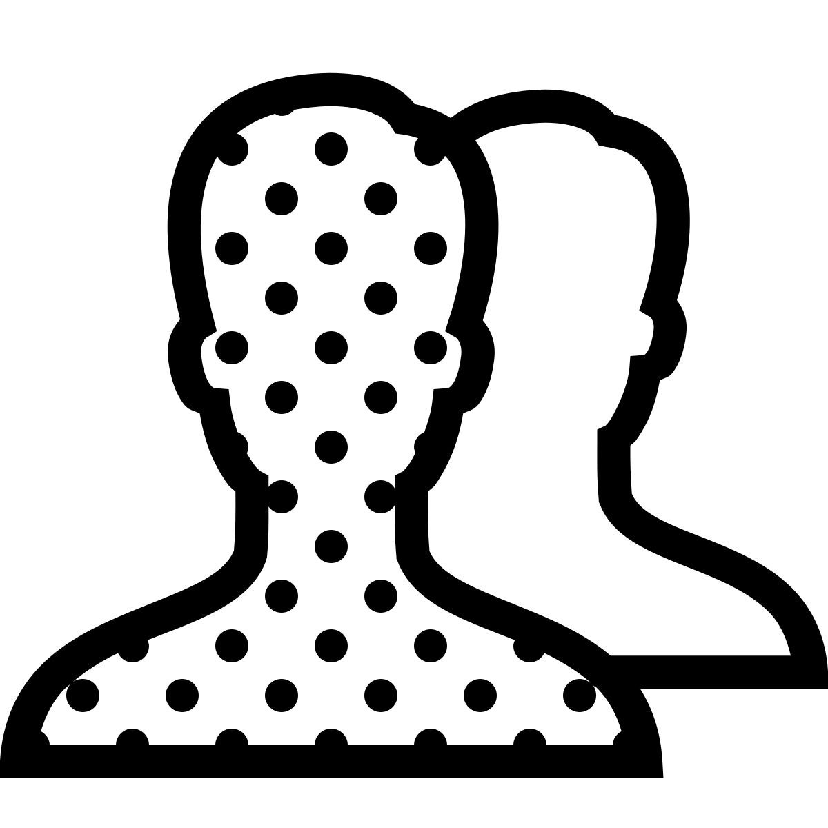 ios 17 outlined style group icon