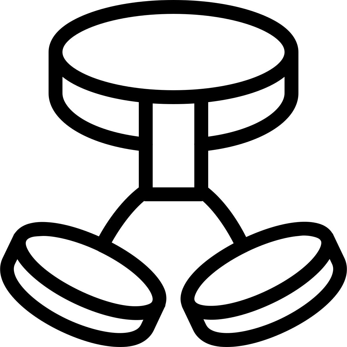 ios 17 outlined style arnés icon