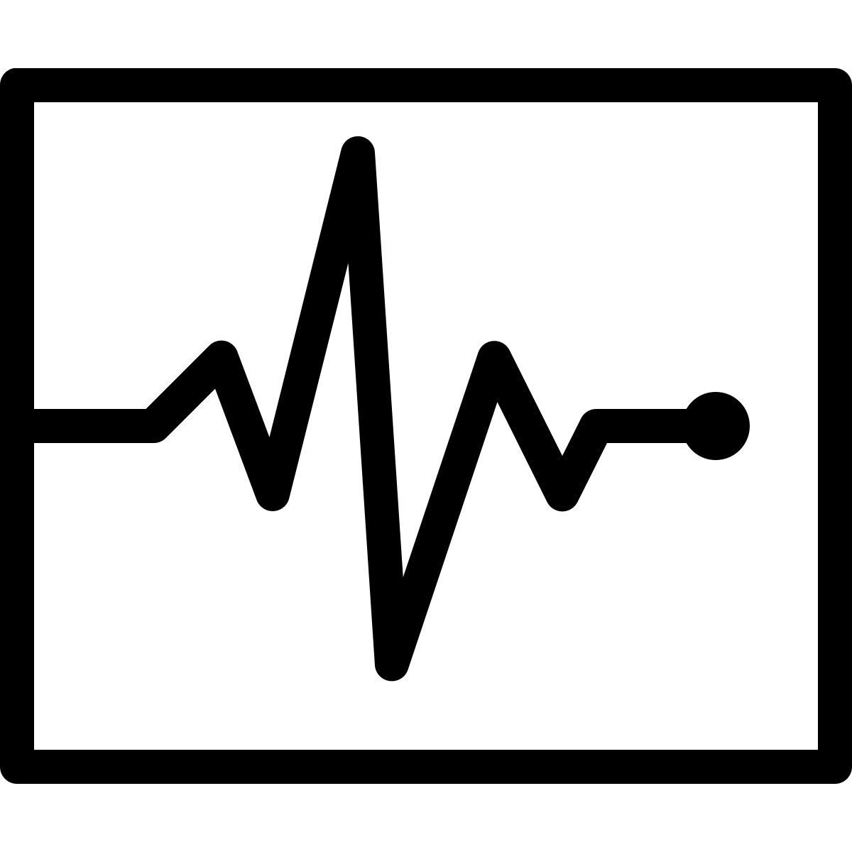 ios 17 outlined style heart monitor icon