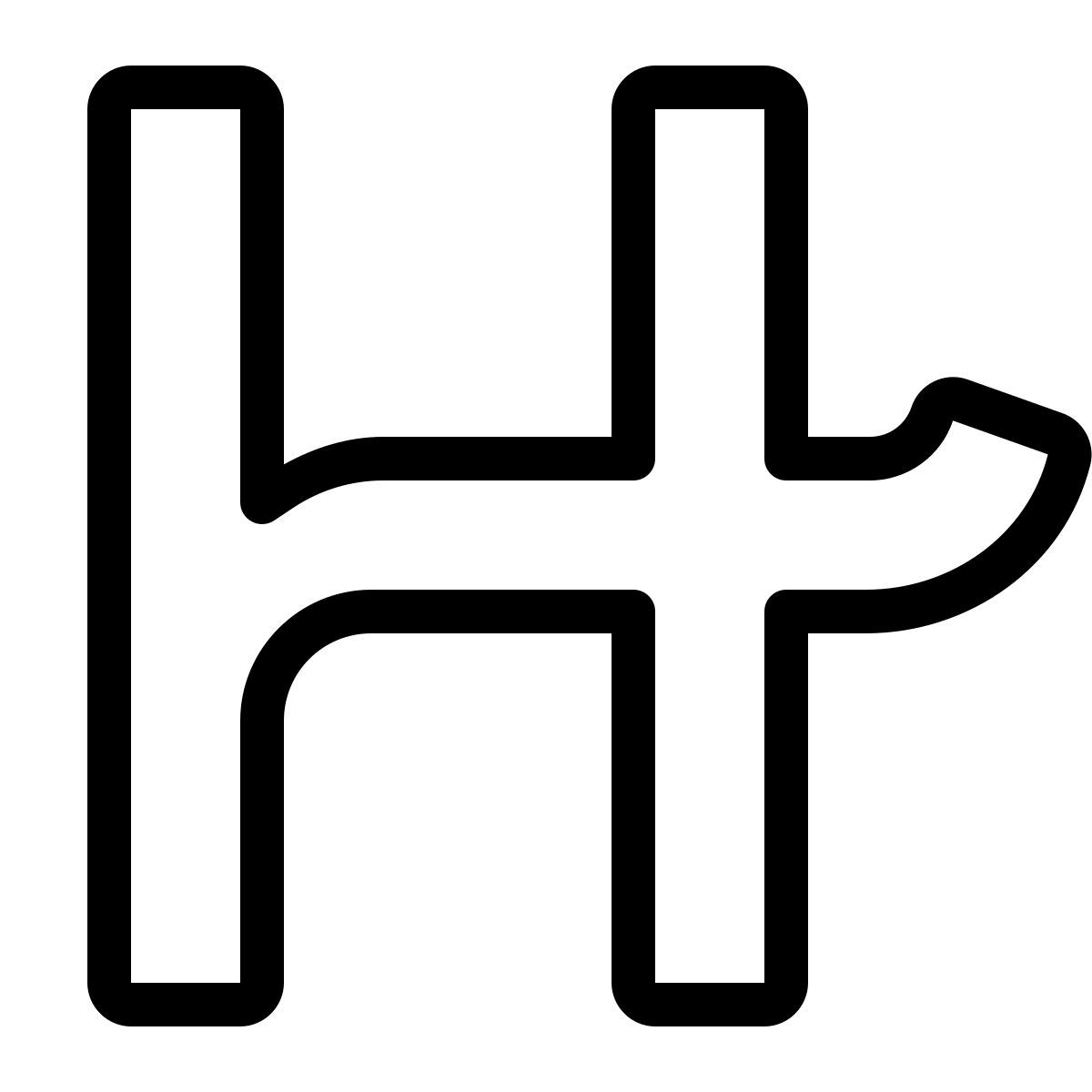 ios 17 outlined style cerniera icon