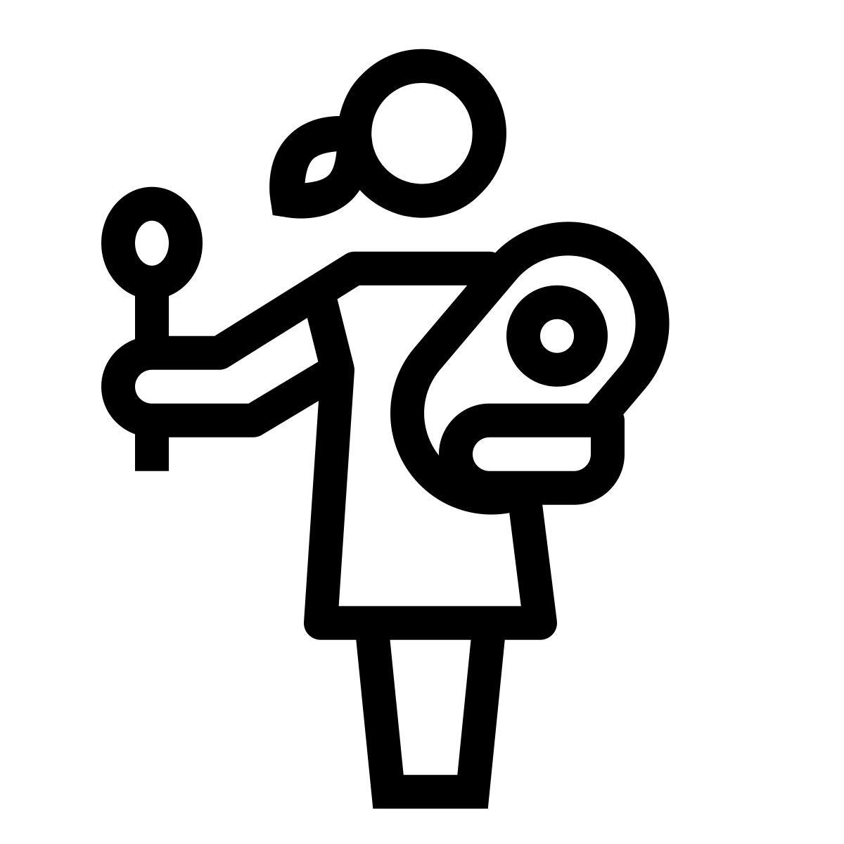 ios 17 outlined style ama de casa icon