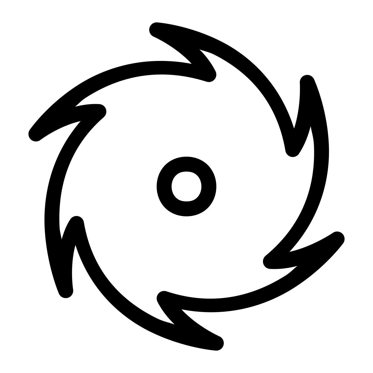 ios 17 outlined style 허리케인 icon