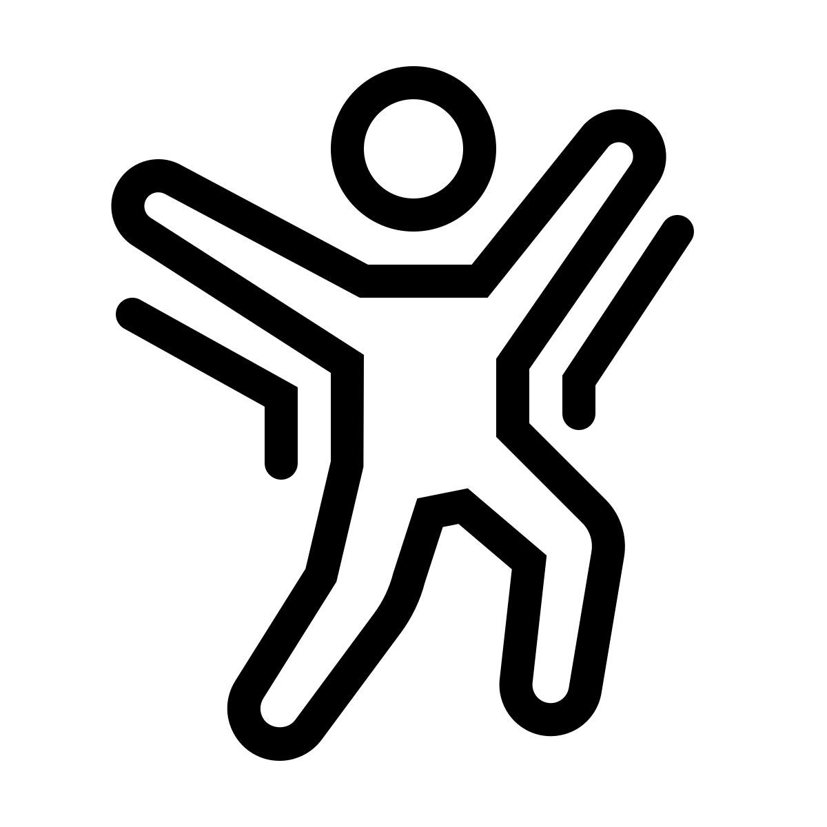 ios 17 outlined style hyperactive icon