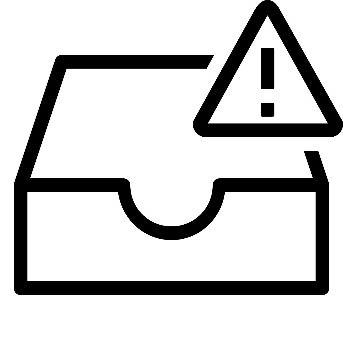 ios 17 outlined style bandeja de entrada icon