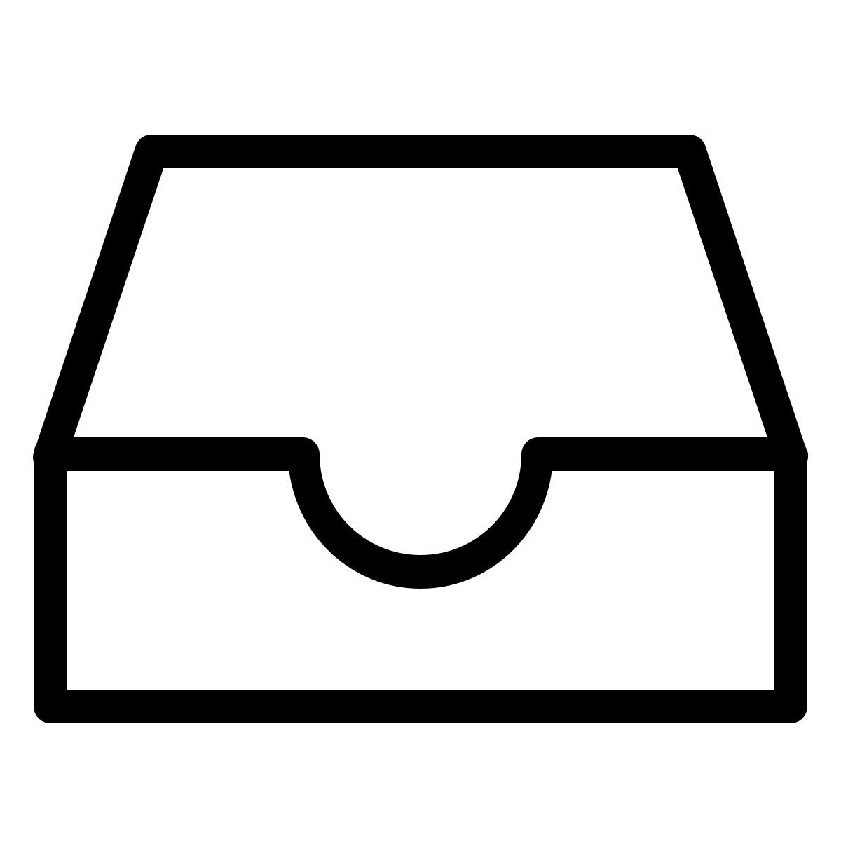 ios 17 outlined style inbox icon