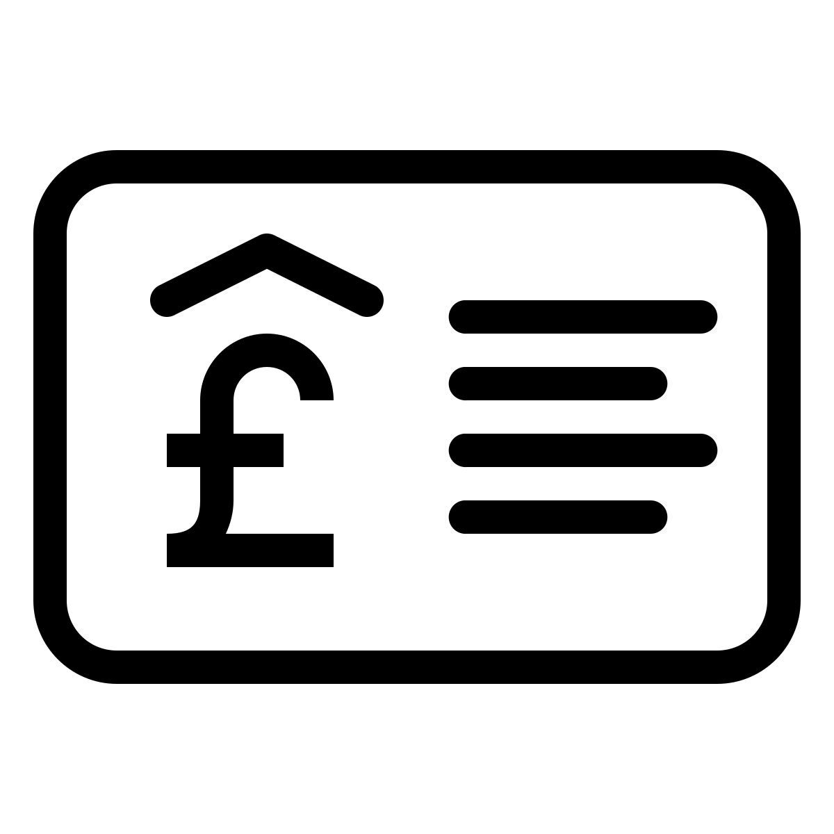 ios 17 outlined style income protection insurance icon