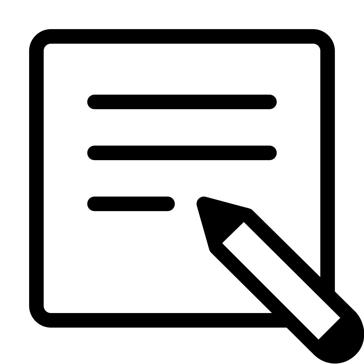 ios 17 outlined style inscription icon