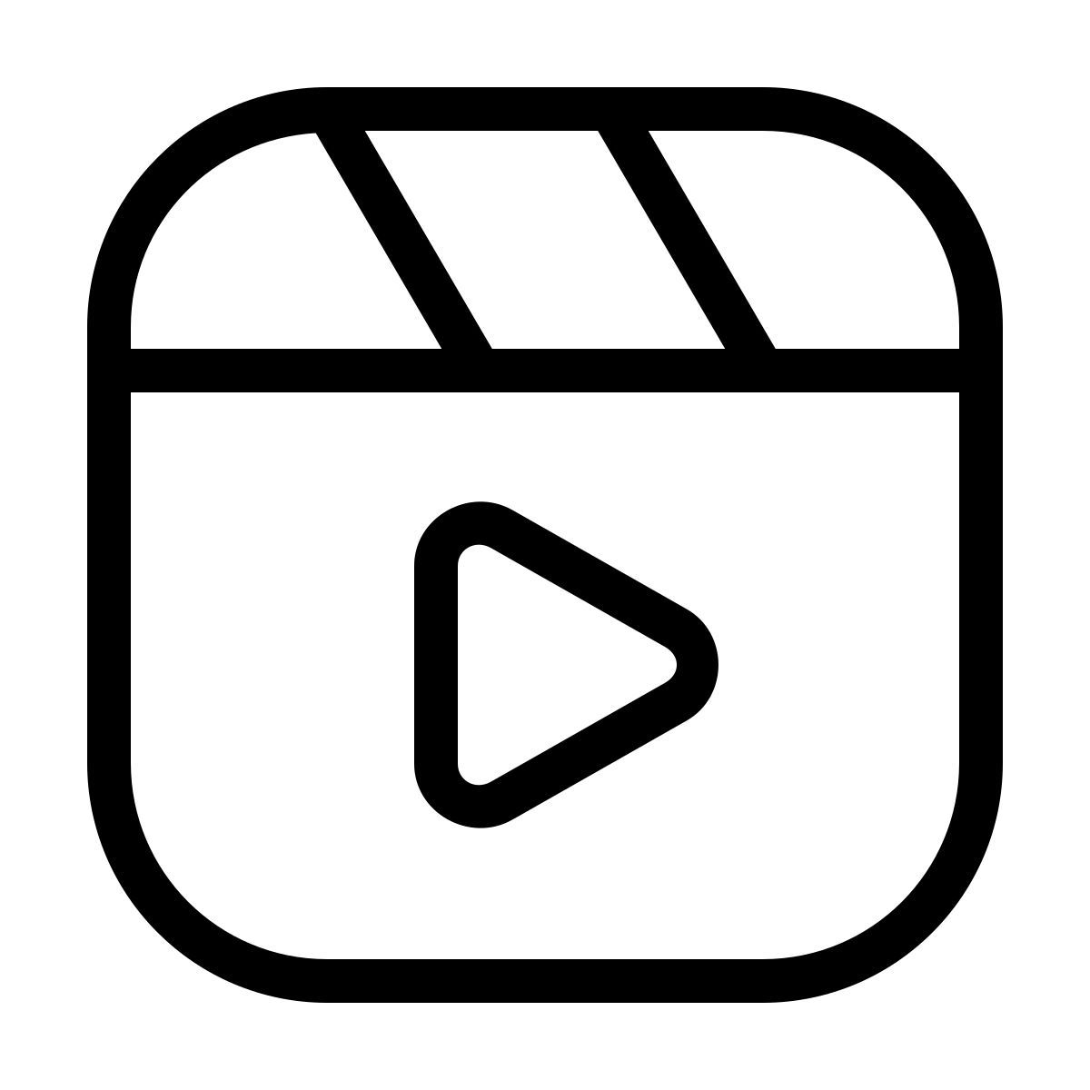 ios 17 outlined style bobine instagram icon