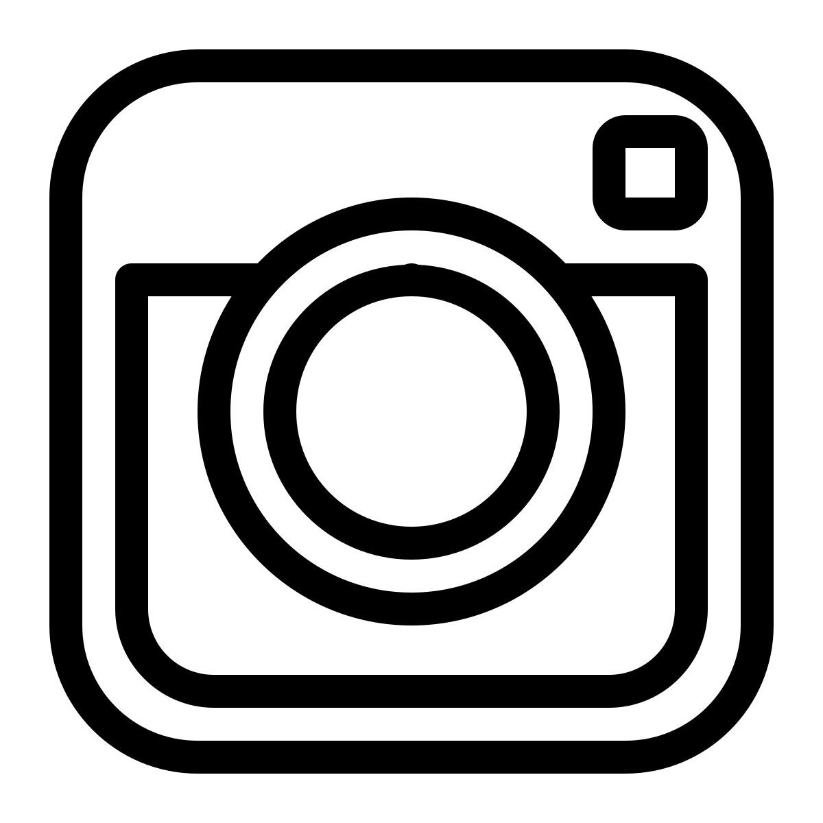ios 17 outlined style instagram old icon